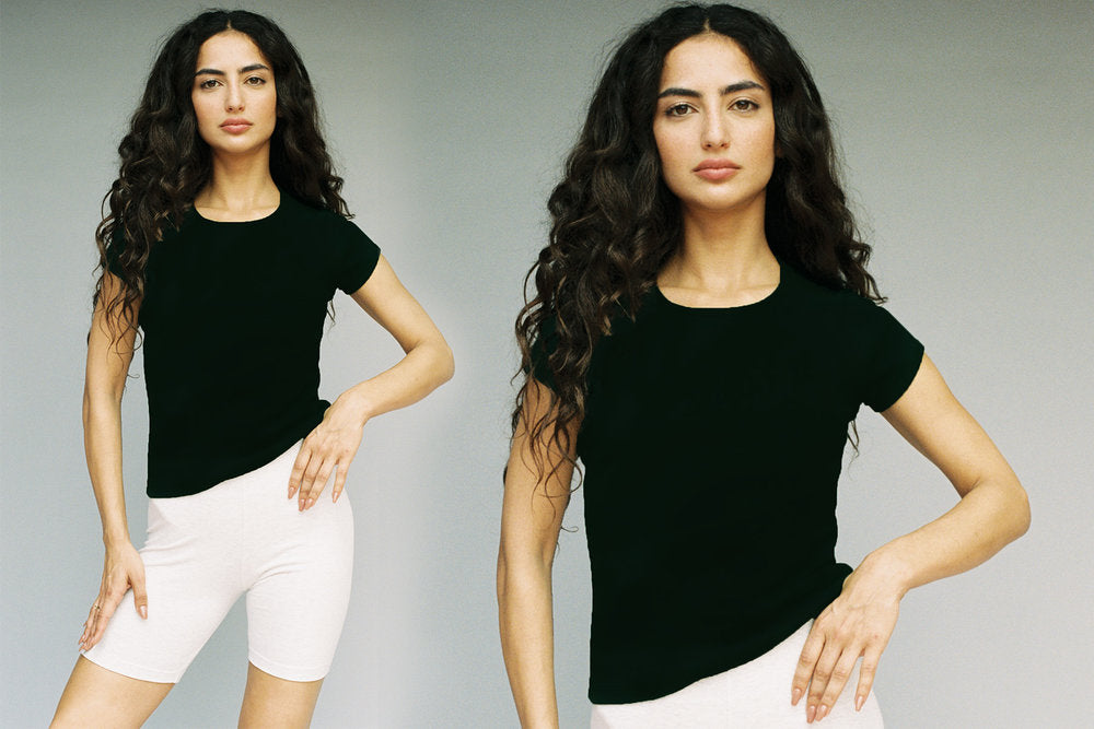 Bellevue Tee - Black (2nd Quality)