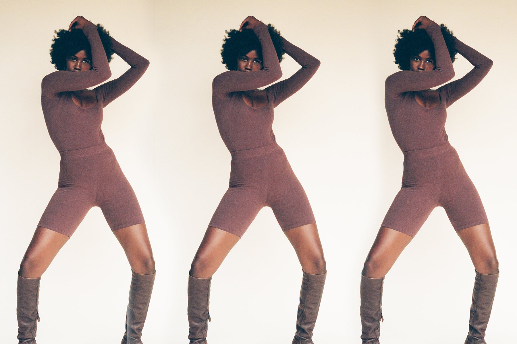 El Tigre Long Sleeve Bodysuit - Chocolate (2nd Quality)