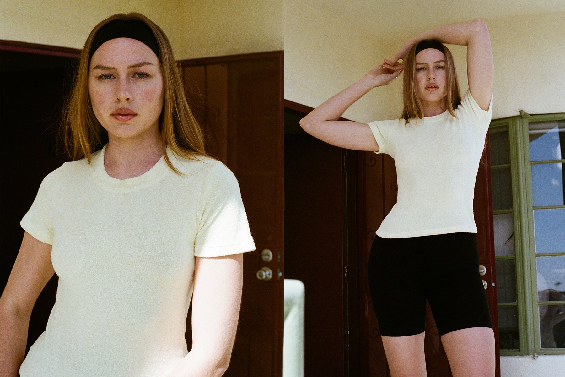 Corsica Terry Tee - Banana Cream