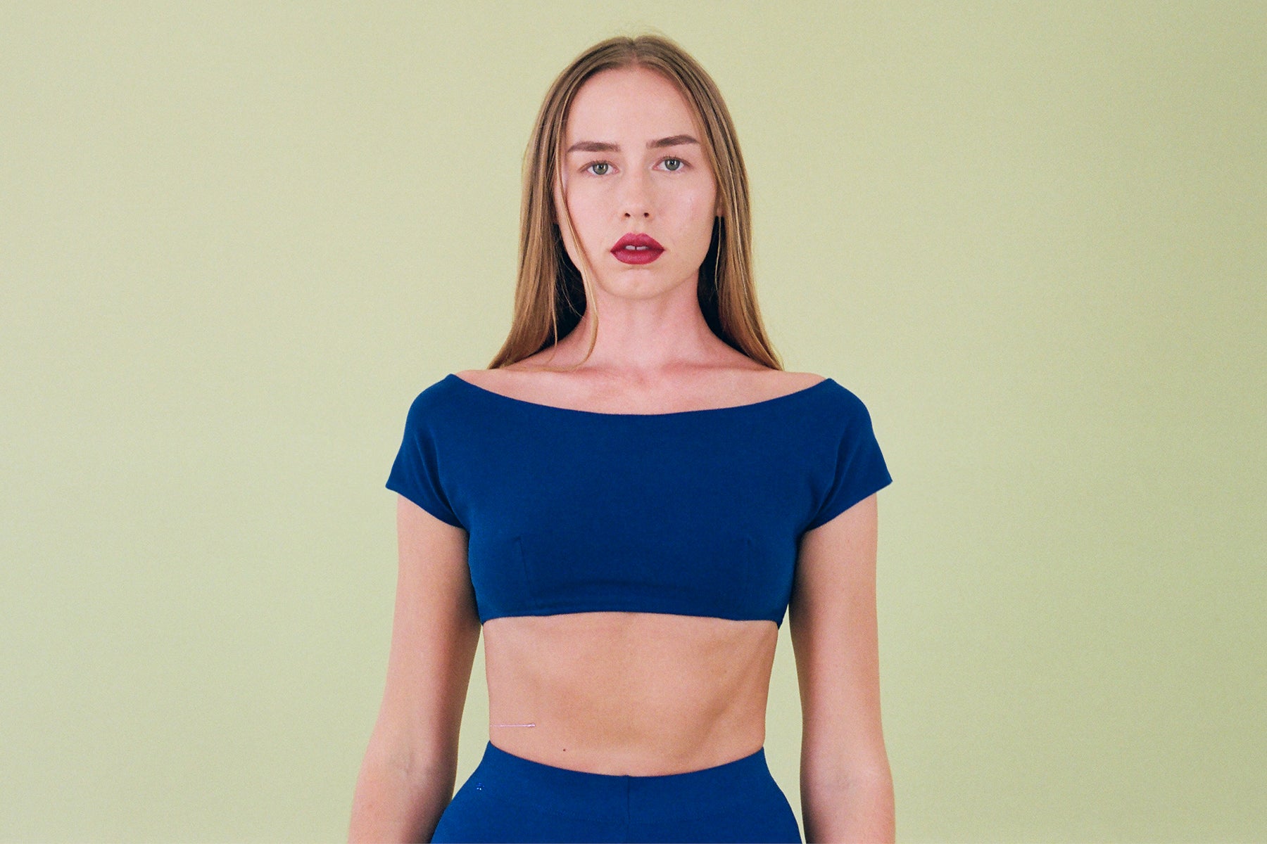 Salinas Crop Top - Lapis