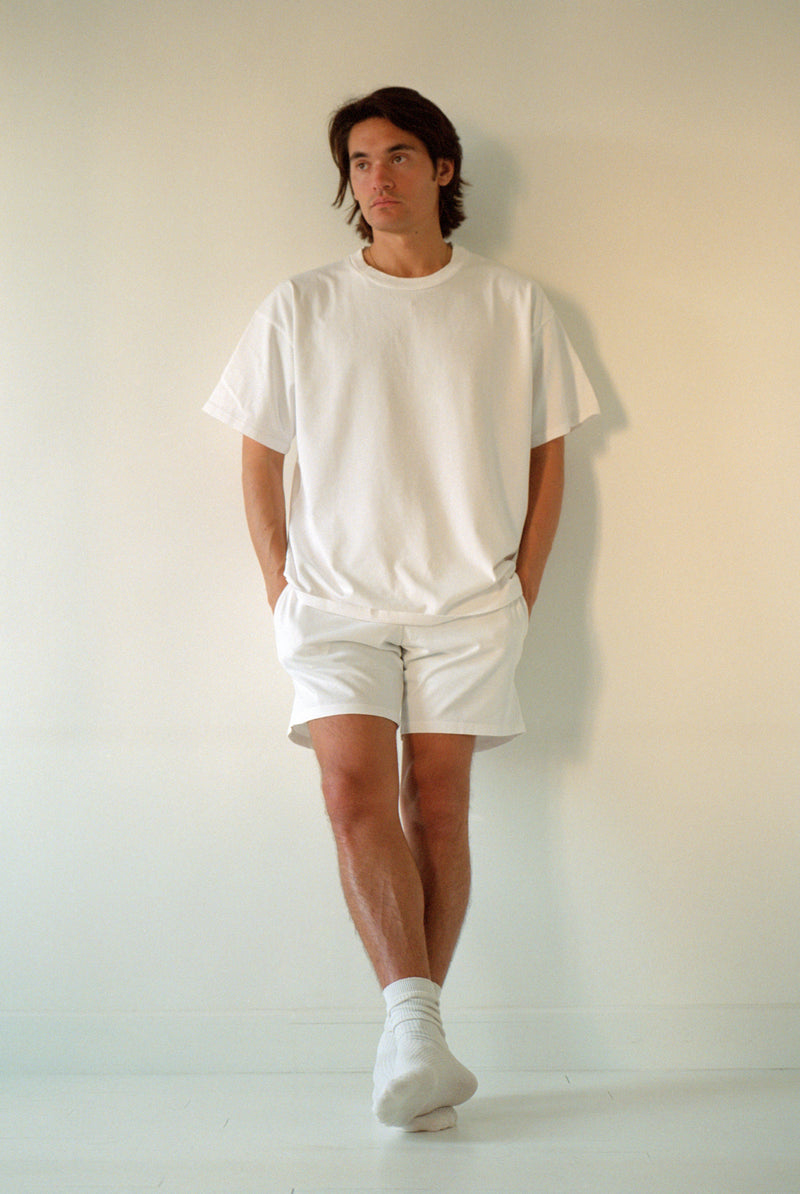 Cooper Short - Washed White