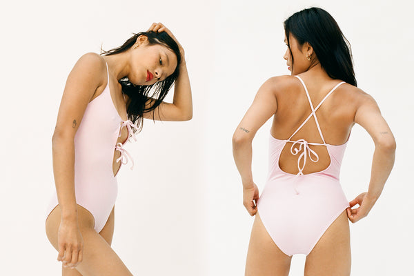 Venus One-Piece Swimsuit - Light Pink