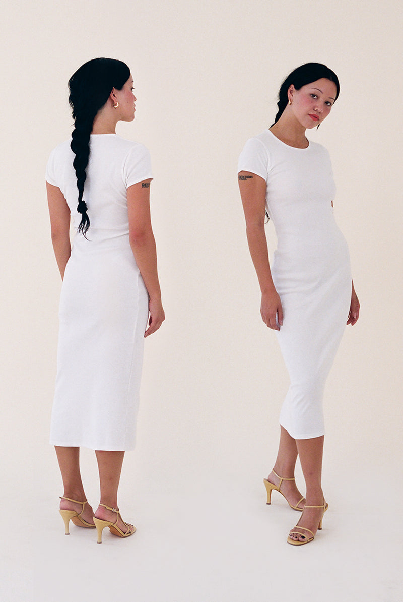 Bellevue Midi Dress - White