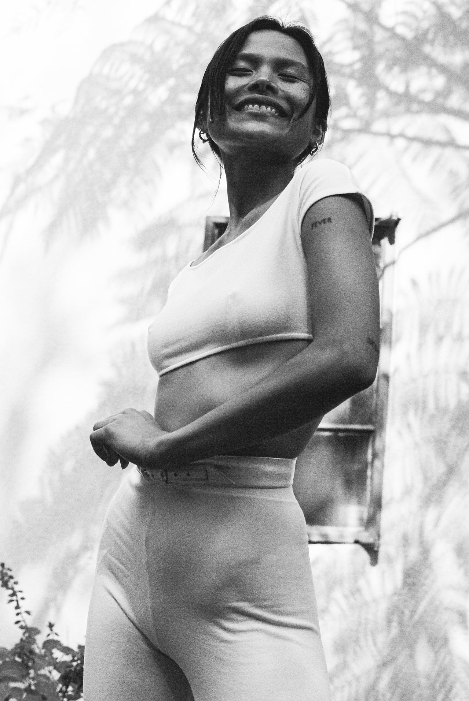 Salinas Crop Top - White